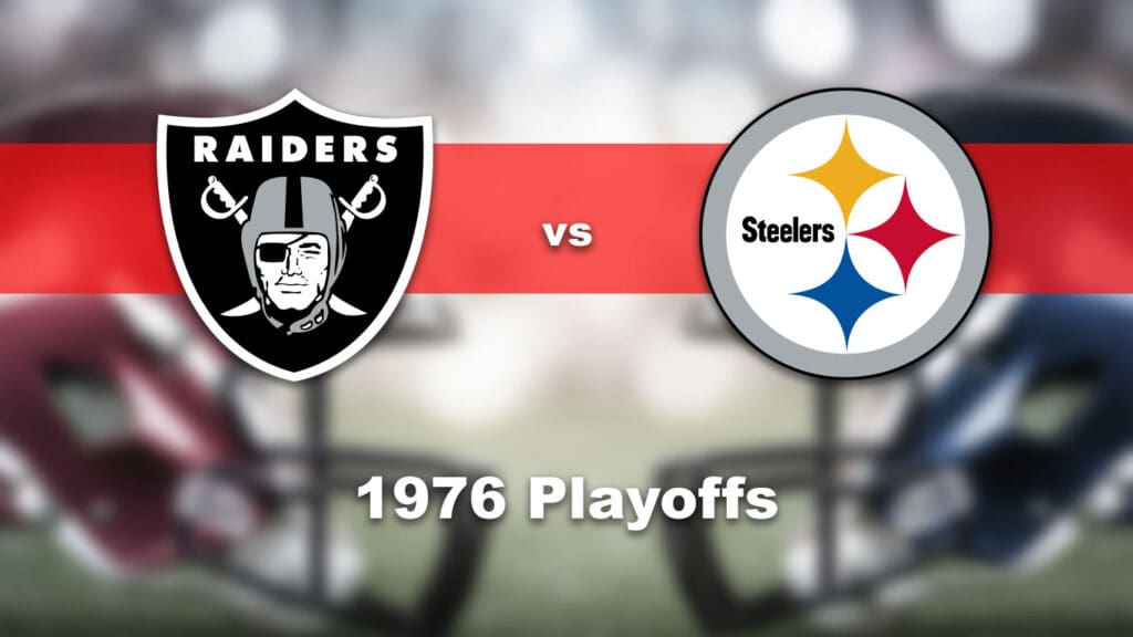 Raiders vs Steelers, 1976 Playoffs