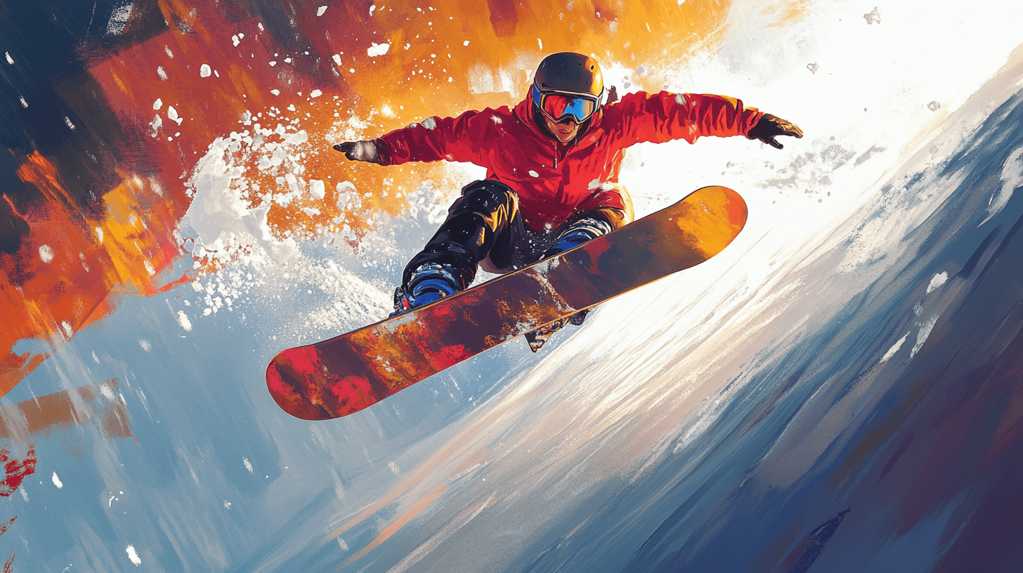 Snowboard jump