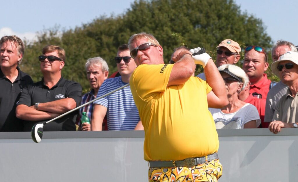 The legend golf player John Daly during Made in Denmark tournament in Denmark