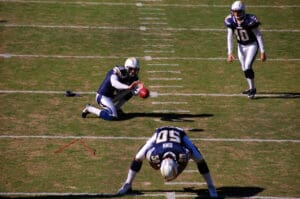 Chargers placekicking drill - David Binn, Mike Scifres, Nate Keading