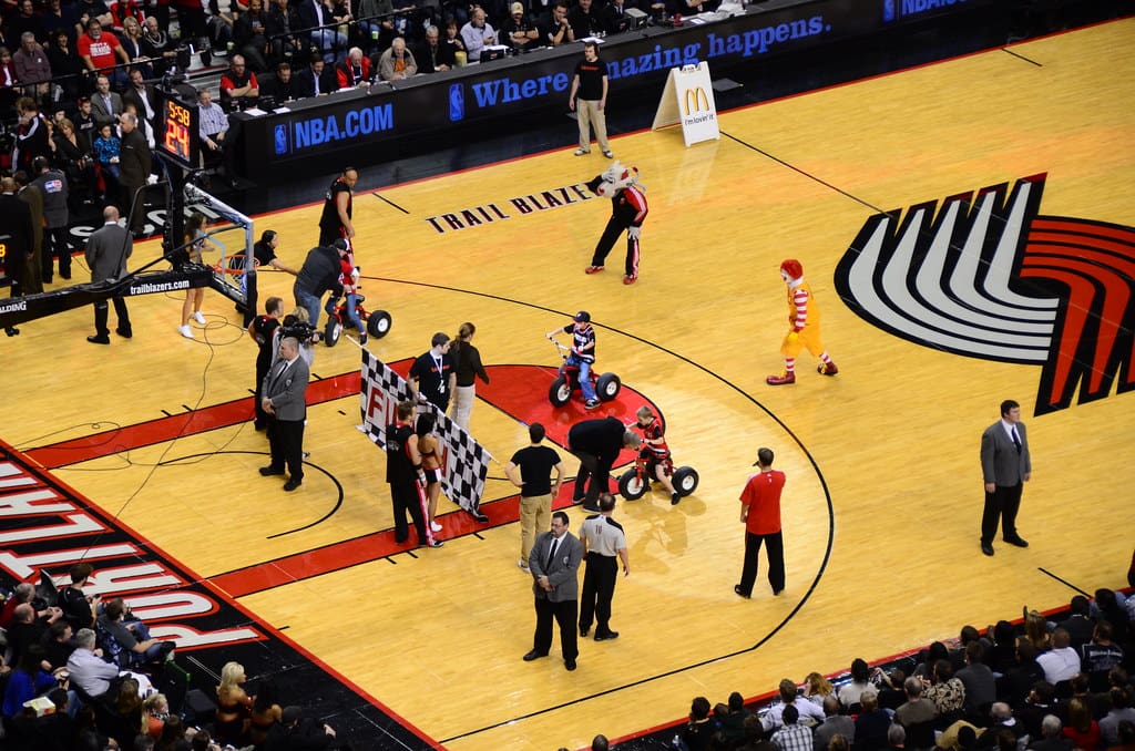 NBA Tricycle race