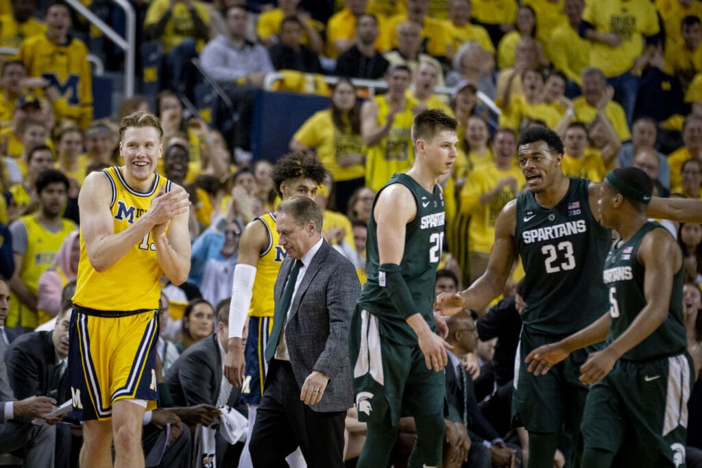 Michigan vs Michigan State basketball 2019