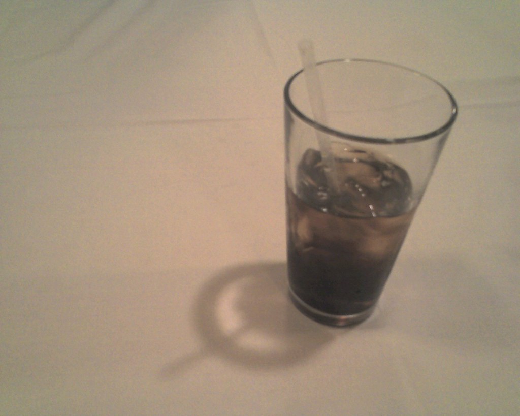 Glass of soda pop