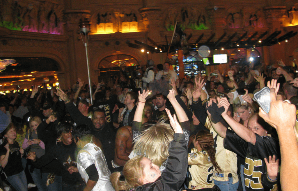 New Orleans Saints Fans Erupt in Cheers