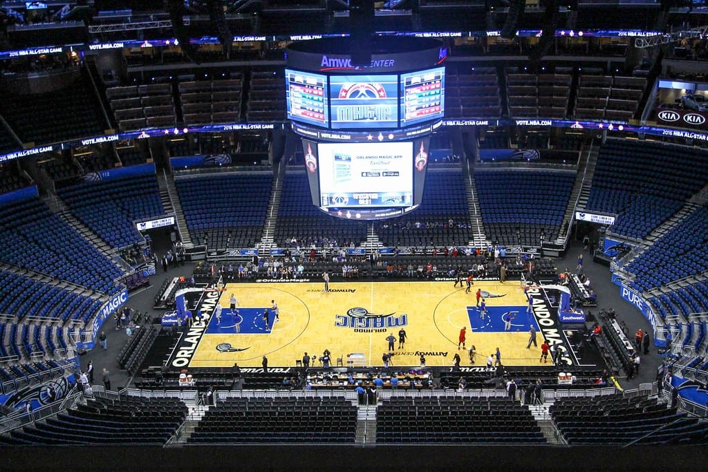 Jogo de Basquete da NBA Orlando Magic x Whashington Wizards 09.01.2016