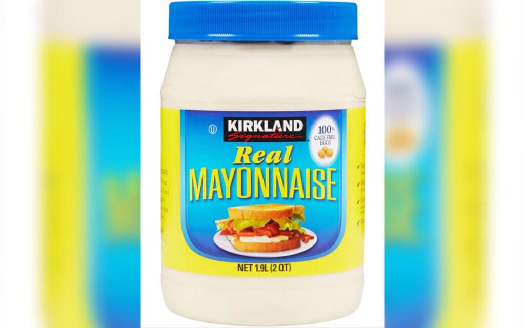 Kirkland Signature Real Mayonnaise jar