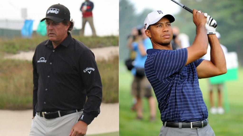 Phil Mickelson, Tiger Woods