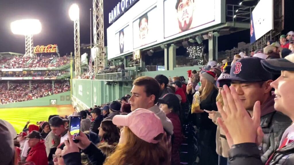 Sweet Caroline at Fenway Park