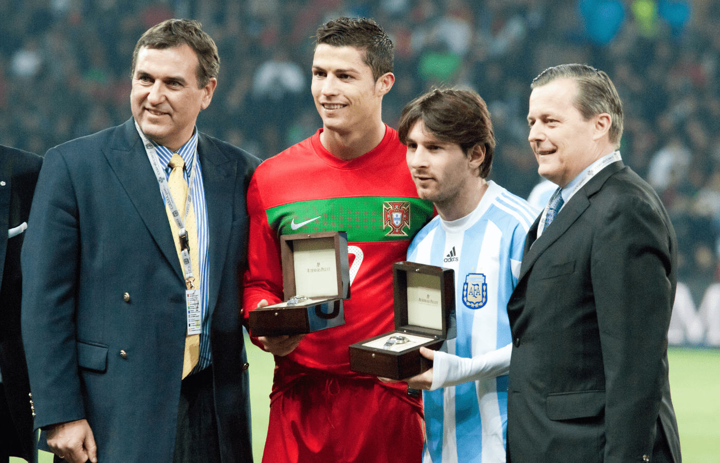 Lionel Messi and Cristiano Ronaldo