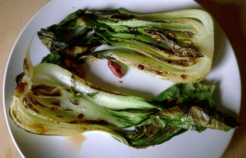 Grilled Bok Choy with Soy