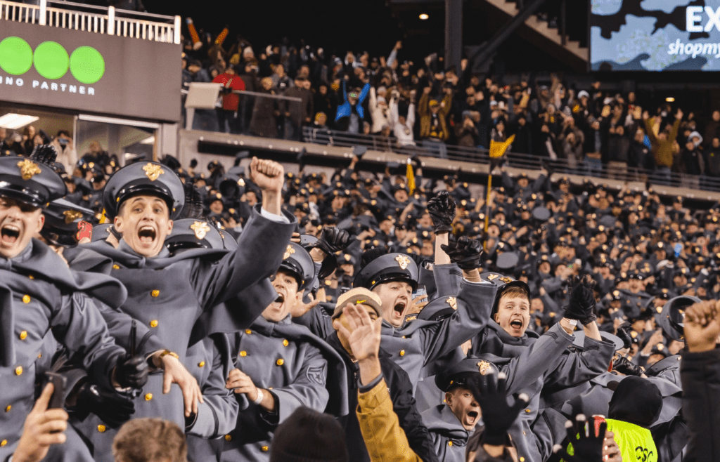 Football game at Lincoln Financial Field in Philadelphia, Pennsylvania