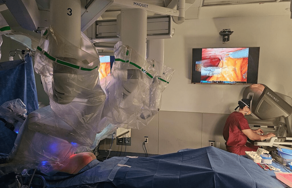 Robotic-assisted surgery in modern operating room