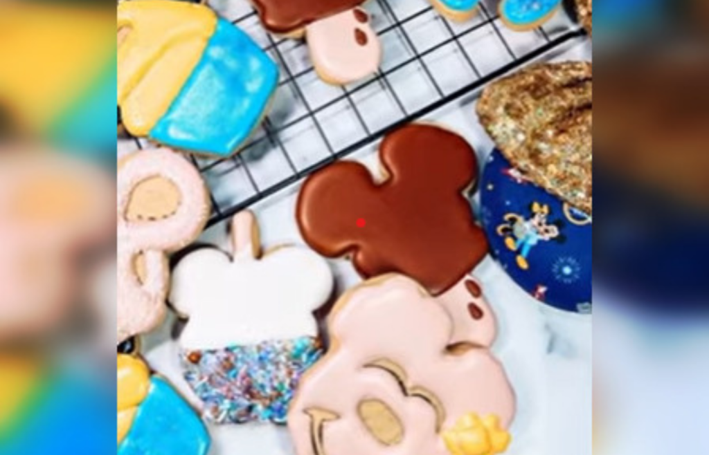 Mickey-shaped ice cream