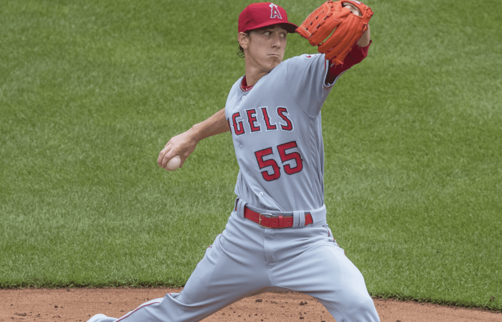 Tim Lincecum through a baseball