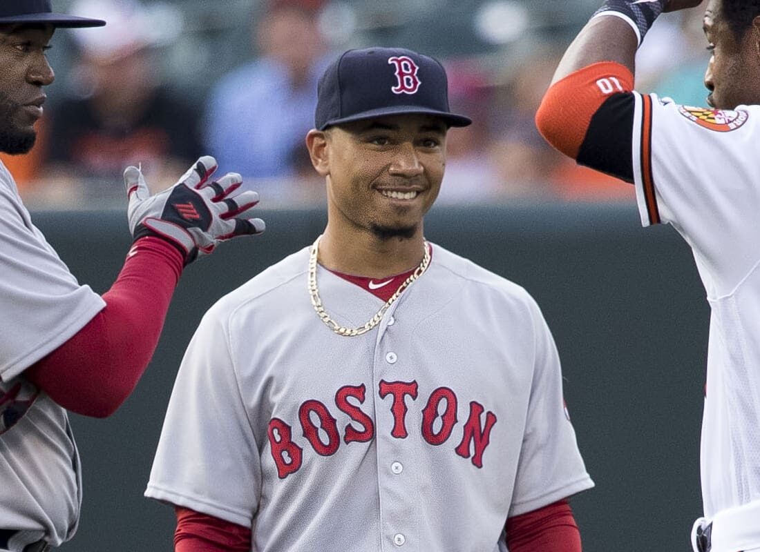 Mookie Betts on May 31, 2016