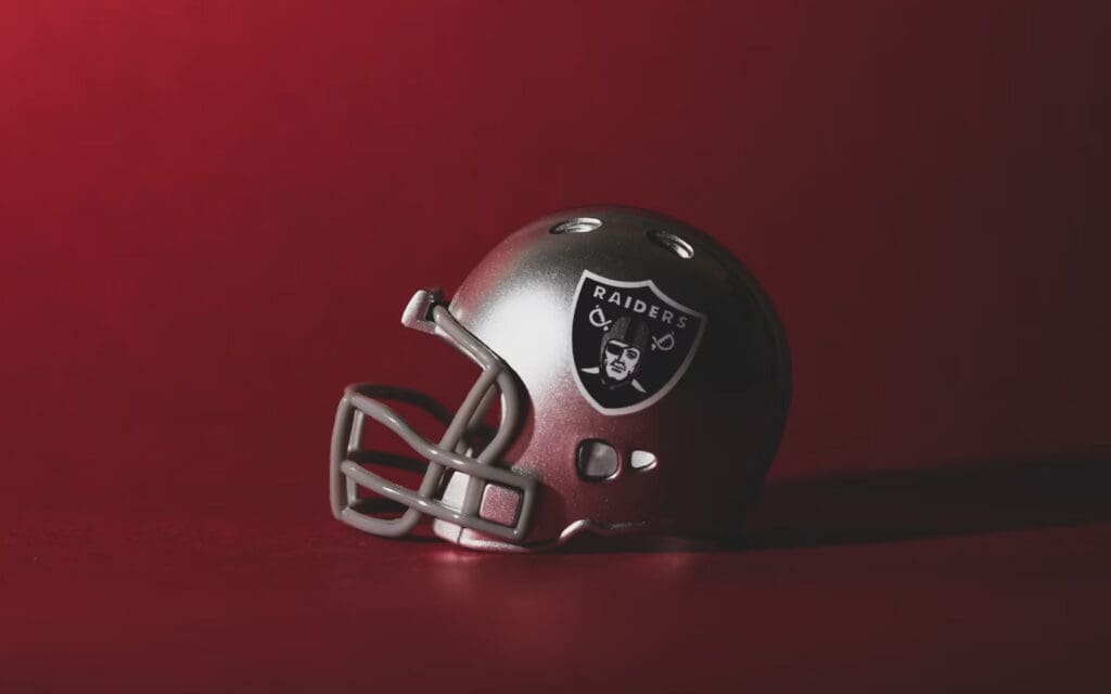 Los Angeles Raiders helmet