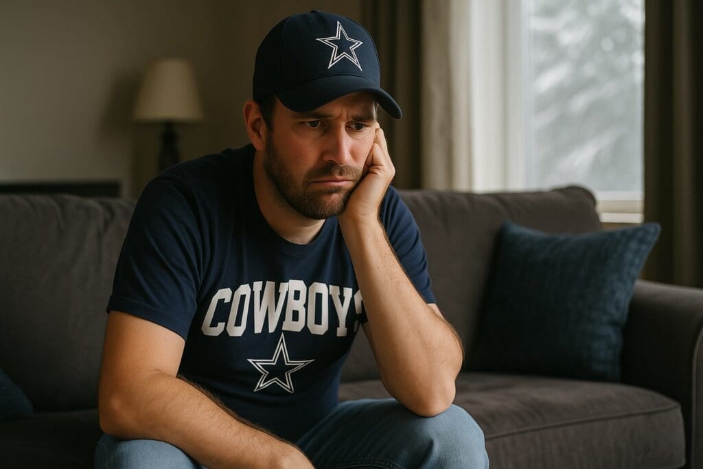 Sad Dallas Cowboys fan