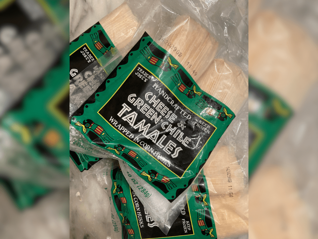 Cheese & Green Chile Tamales
