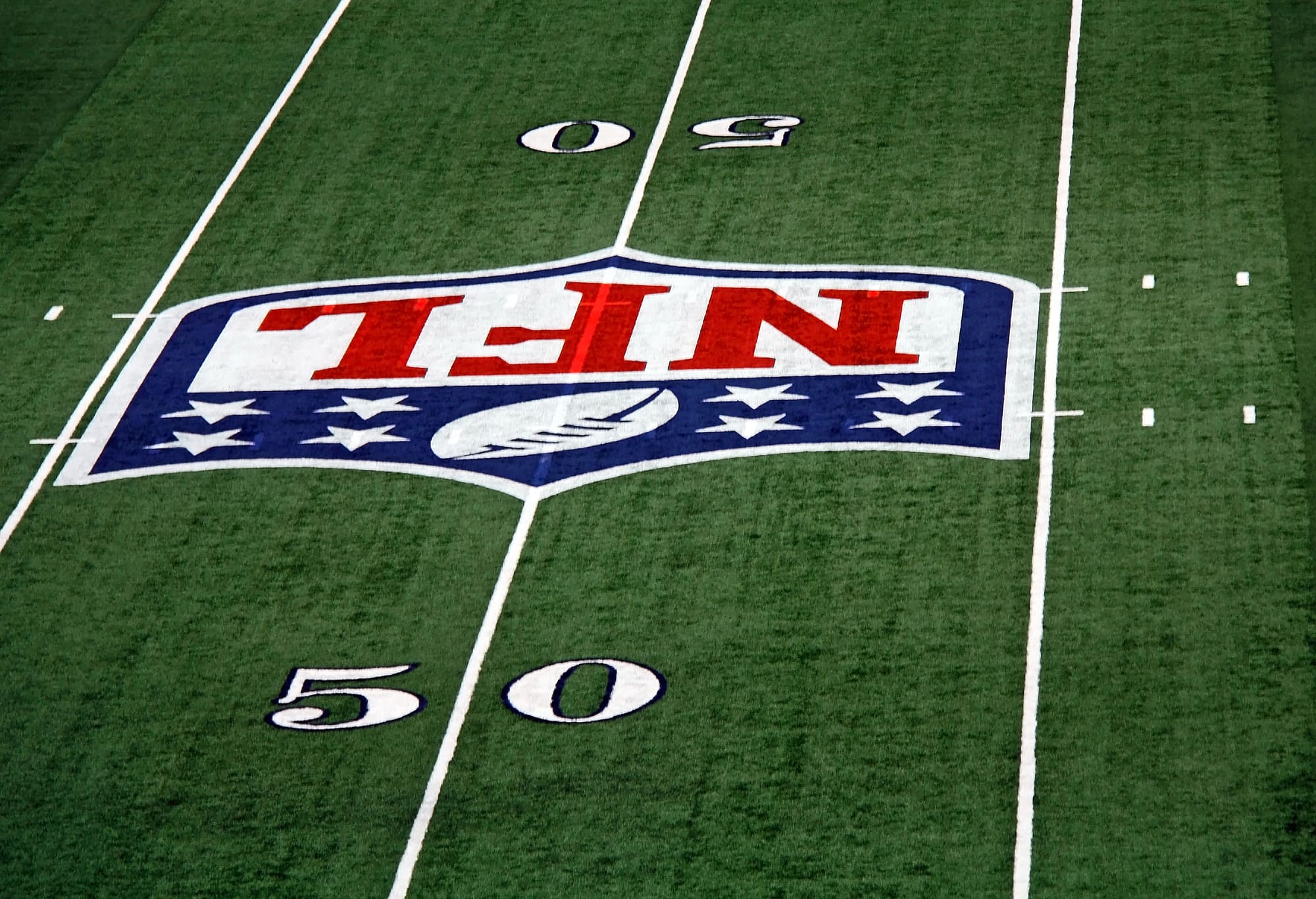 NFL Logo on 50 Yard Line