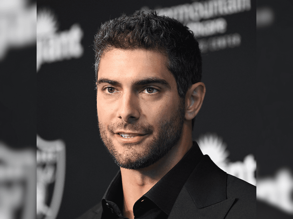 NFL Los Angeles Rams quarterback Jimmy Garoppolo