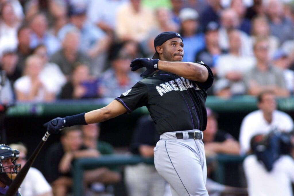 Ken Griffey Jr. baseball player swing