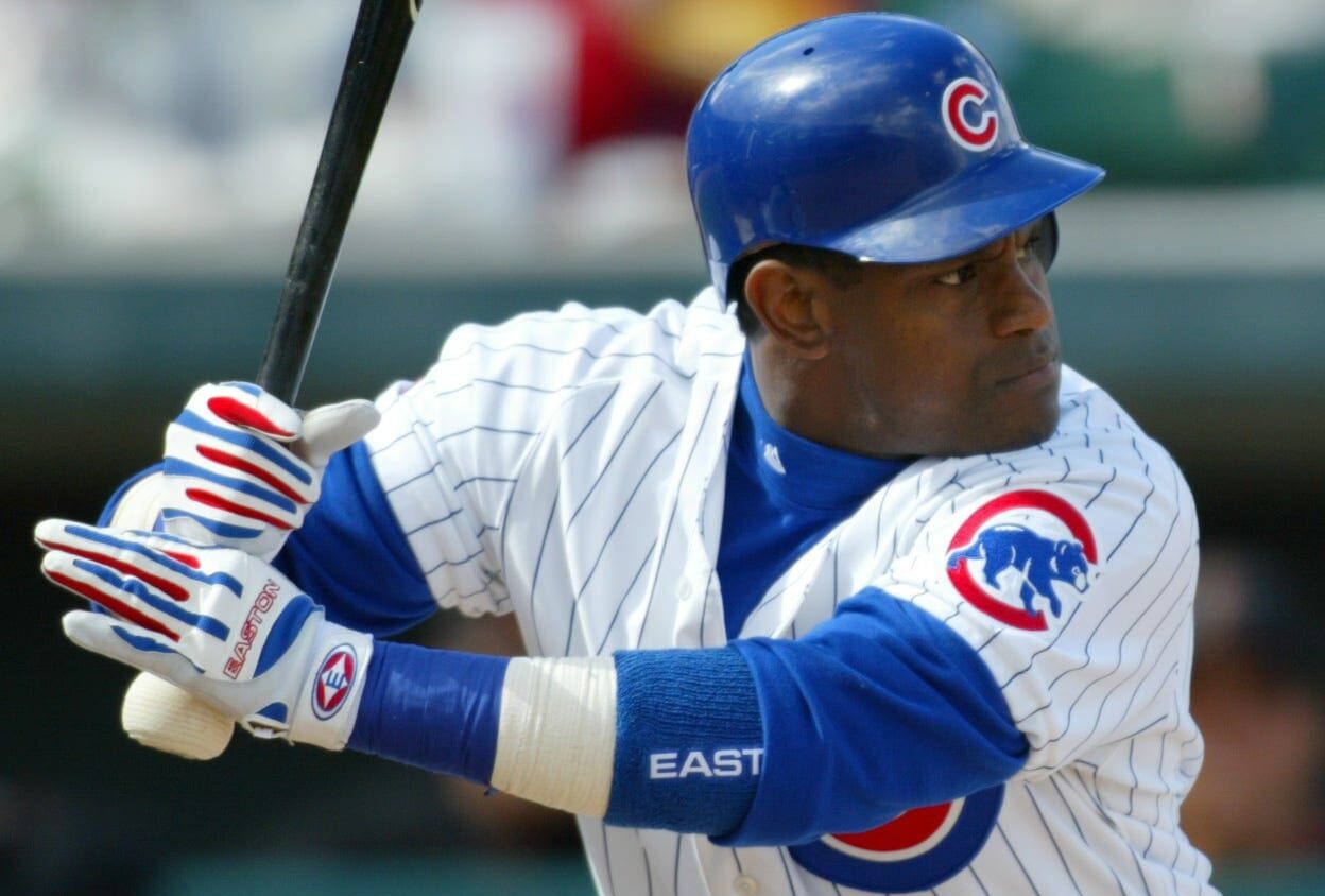 Sammy Sosa slugged 609 career home runs in 18 seasons in the majors.
