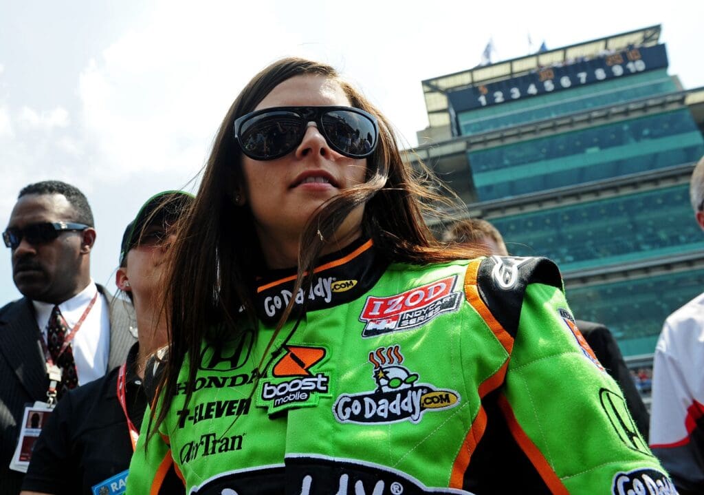 May 30, 2010; Indianapolis, IN, USA; IndyCar Series driver Danica Patrick (7) prior to the Indianapolis 500 at the Indianapolis Motor Speedway. Mandatory Credit: Mark J. Rebilas-USA TODAY Sports