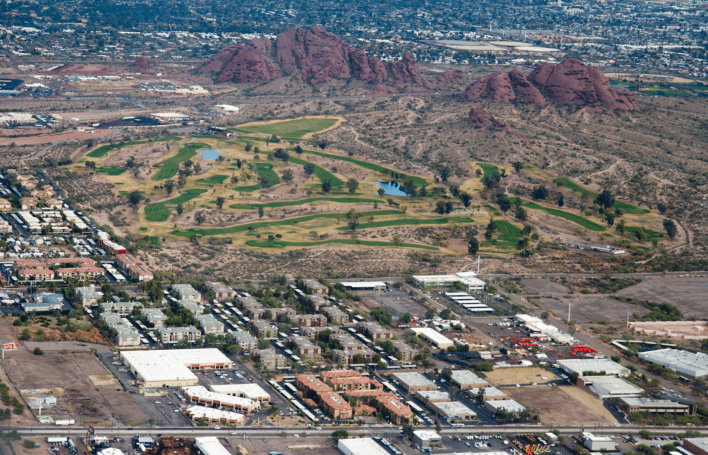 Papago golf course in Phoenix