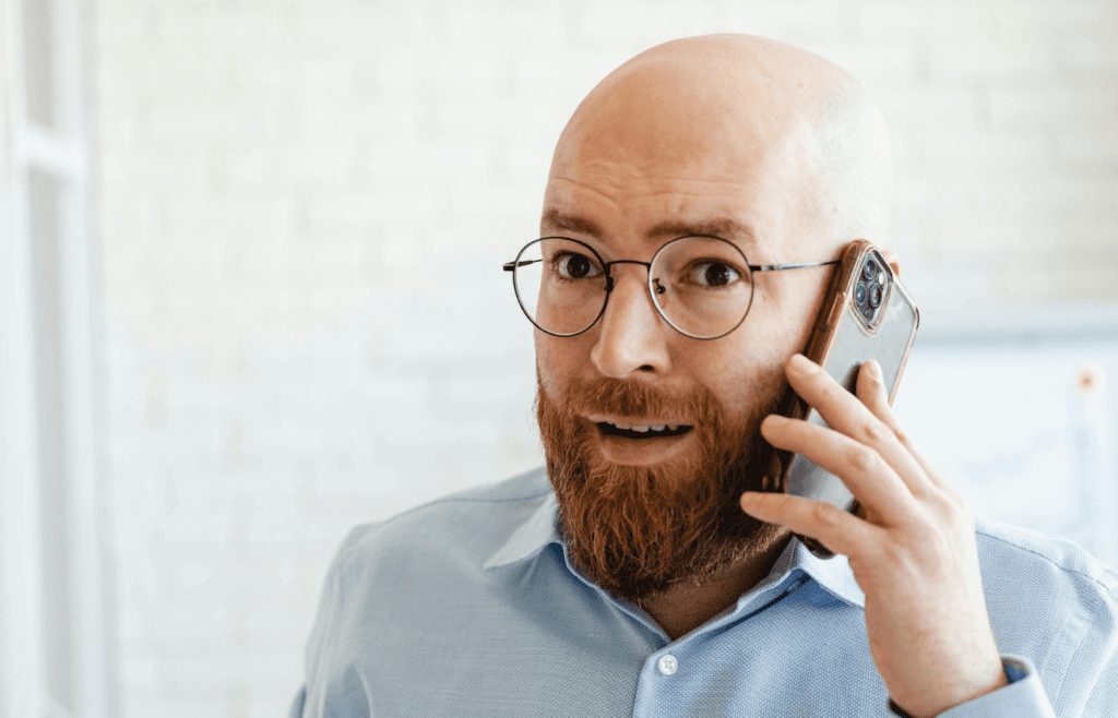 A person replaying a conversation in their head