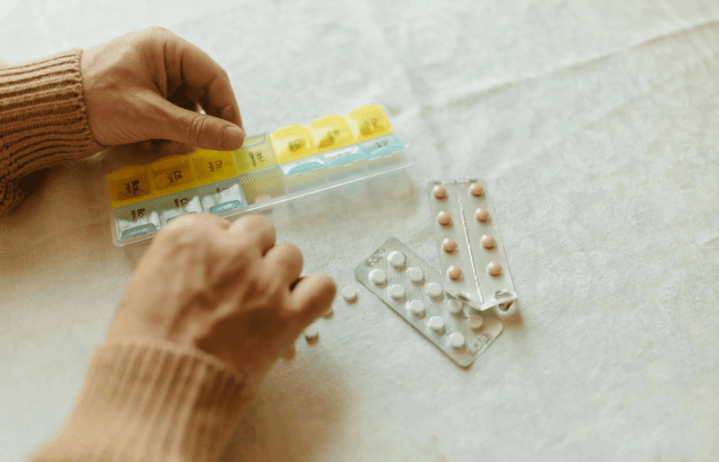 A pill organizer packed with essentials