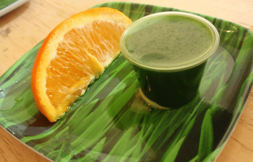Wheatgrass Shots