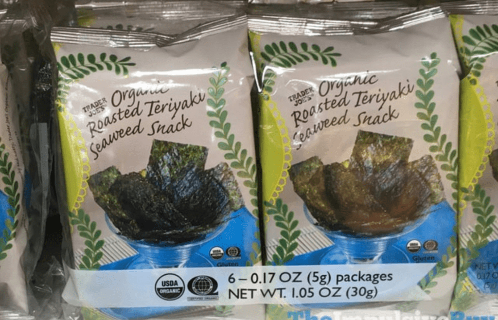 Trader Joe's Organic Roasted Teriyaki Seaweed Snack
