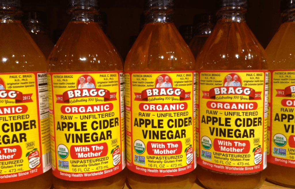 Apple Cider Vinegar in bottles