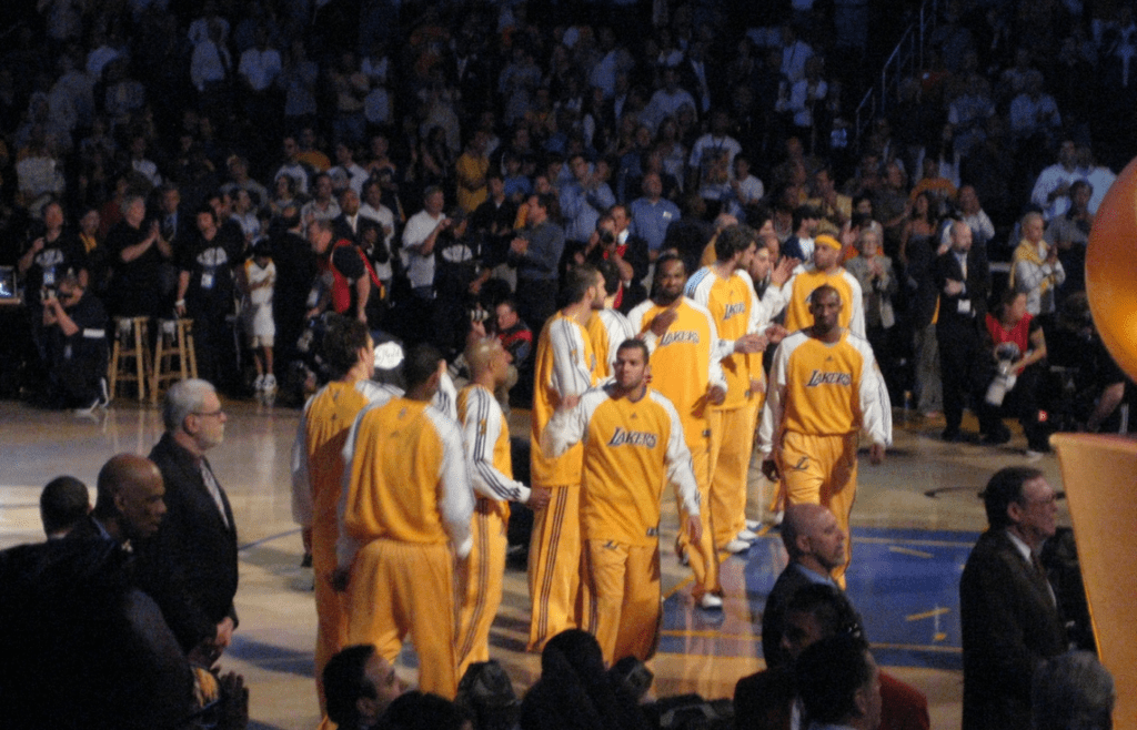 Los Angeles Lakers players
