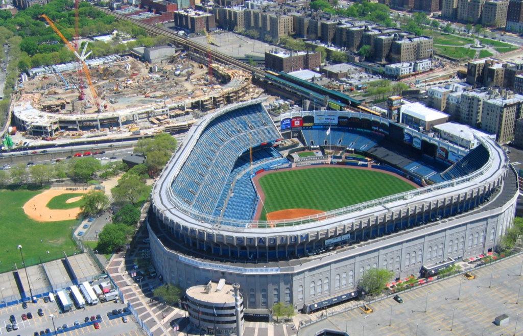 New & Old Yankee Stadium
