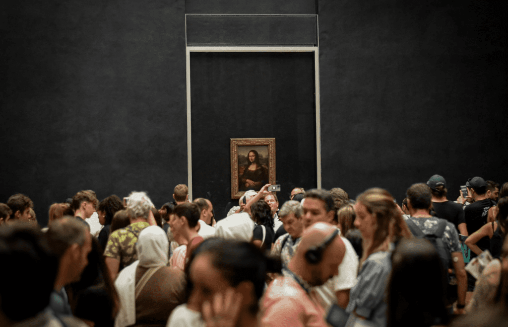 The Mona Lisa, Louvre Museum, Paris, France
