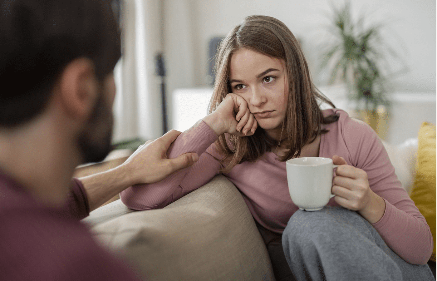 One person minimizing the other’s emotional reaction