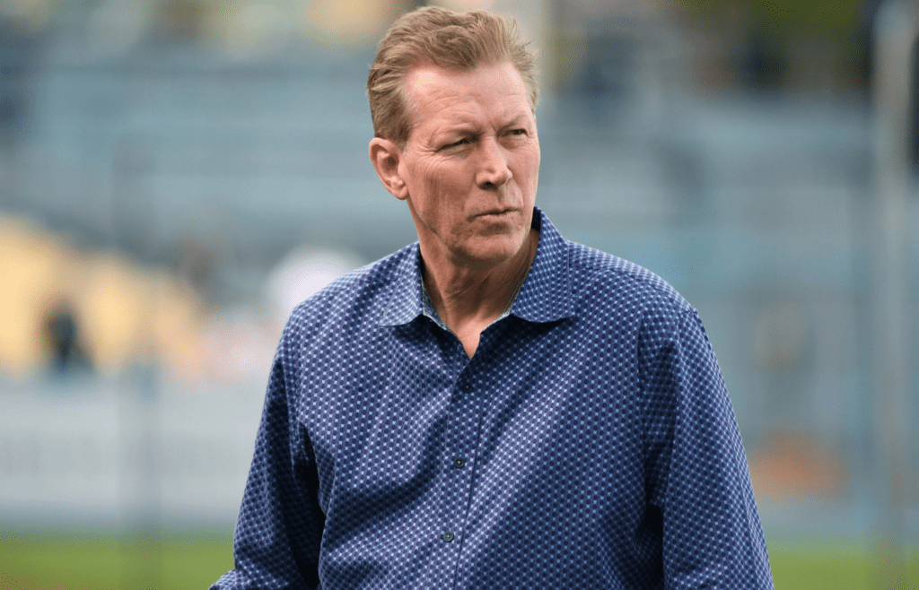 Apr 1, 2019; Los Angeles, CA, USA; Los Angeles Dodgers former pitcher Orel Hershiser attends the game against the San Francisco Giants at Dodger Stadium. Mandatory Credit: Kirby Lee-Imagn Images