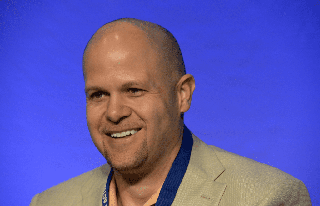 Feb 1, 2013; New Orleans, LA, USA; Former Heisman Trophy winning an NFL quarterback Danny Wuerffel sits on the panel during the 2013 Bart Starr award presentation at the Super Bowl Breakfast at the Hyatt Regency. Dallas Cowboys tight end Jason Witten (not pictured) was presented with the 2013 Bart Starr award for outstanding character and leadership in the home, on the field and in the community. Mandatory Credit: John David Mercer-Imagn Images