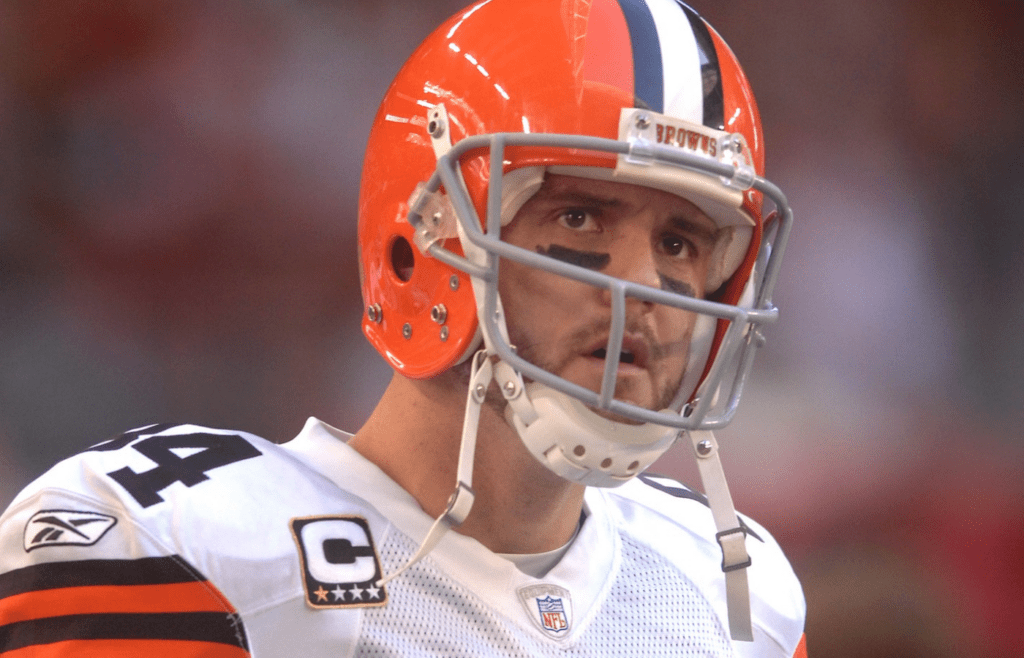 Dec. 2, 2007; Glendale, AZ, USA; Cleveland Browns wide receiver Joe Jurevicius (84) against the Arizona Cardinals at University of Phoenix Stadium. Mandatory Credit: Mark J. Rebilas-Imagn Images
