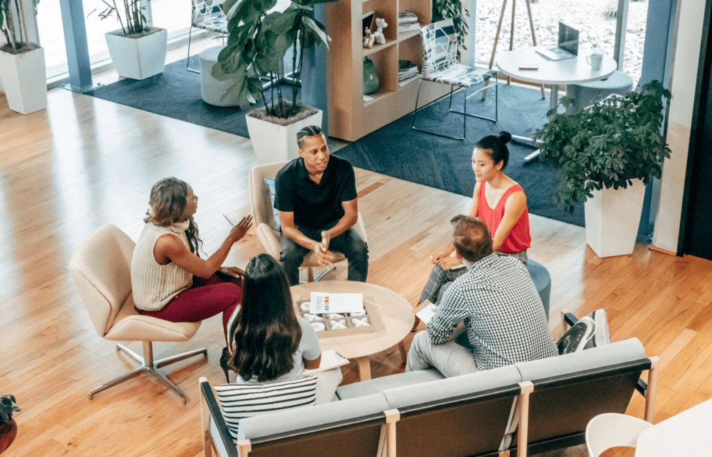 One person dominating a group discussion