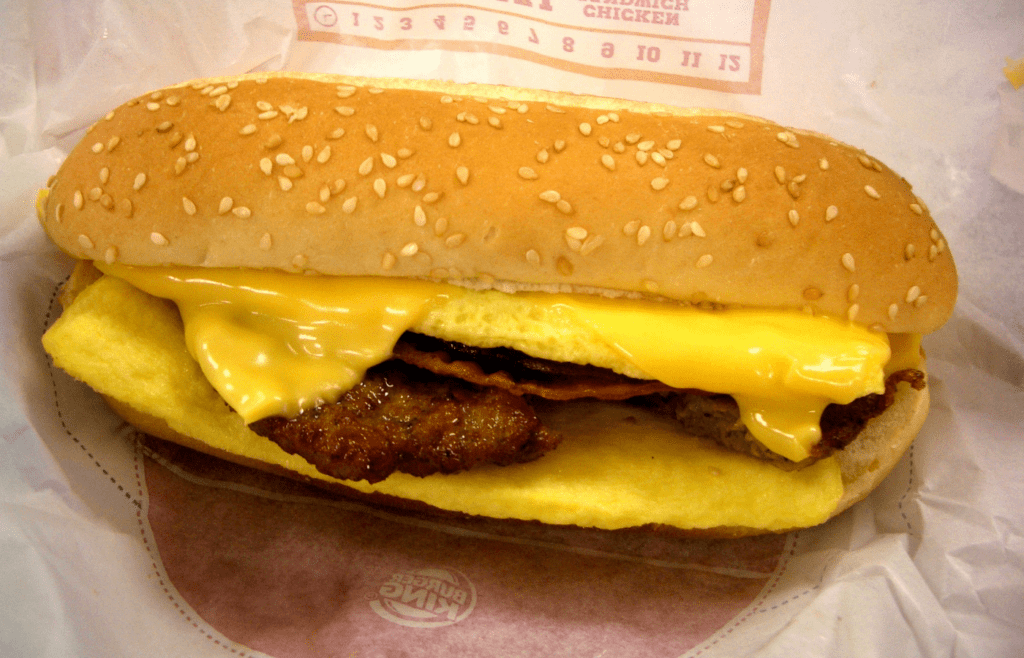 Burger King’s Enormous Omelet Sandwich