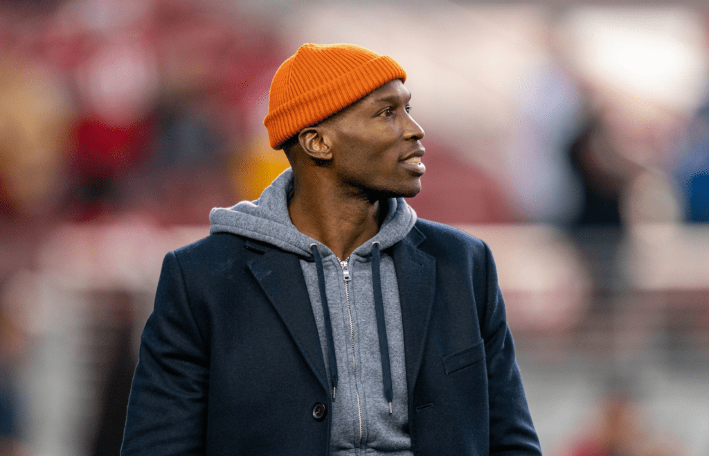 December 21, 2019; Santa Clara, California, USA; NFL former player Chad Johnson before the game against the San Francisco 49ers at Levi's Stadium. Mandatory Credit: Kyle Terada-Imagn Images
