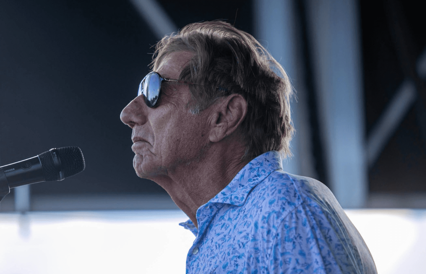 Request's own Joe Namath addressing the crowd at the thirteenth annual Tequesta Chili Cook-Off November 09, 24 in Tequesta