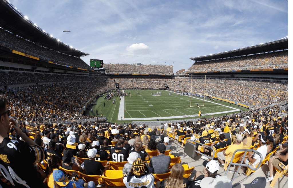Sep 22, 2024; Pittsburgh, Pennsylvania, USA; A general view during the third quarter as the Pittsburgh Steelers host the Los Angeles Chargers at Acrisure Stadium. Pittsburgh won 20-10. Mandatory Credit: Charles LeClaire-Imagn Images