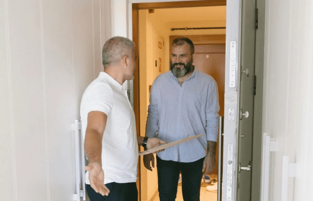 A person gently turning down a social invitation