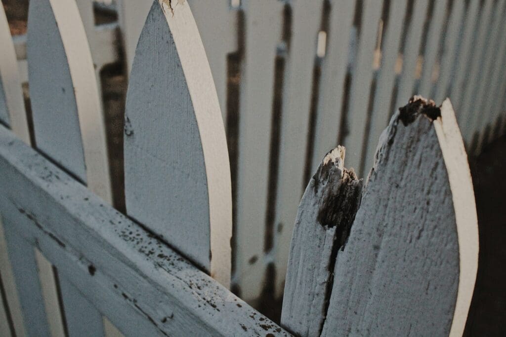 fence needs repair
