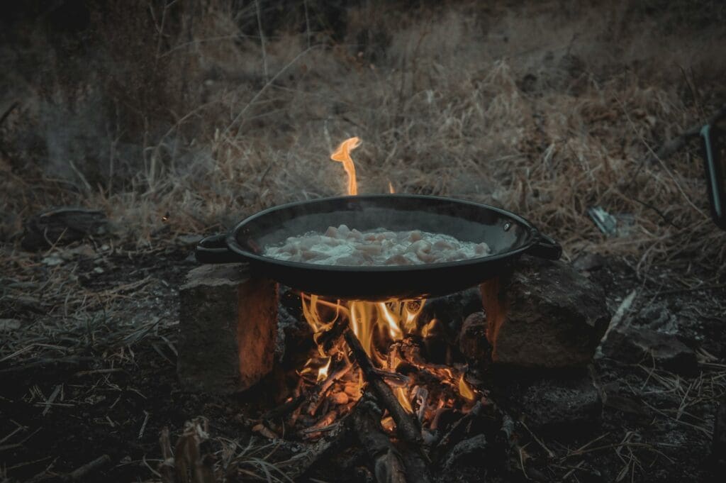 cooking campfire food
