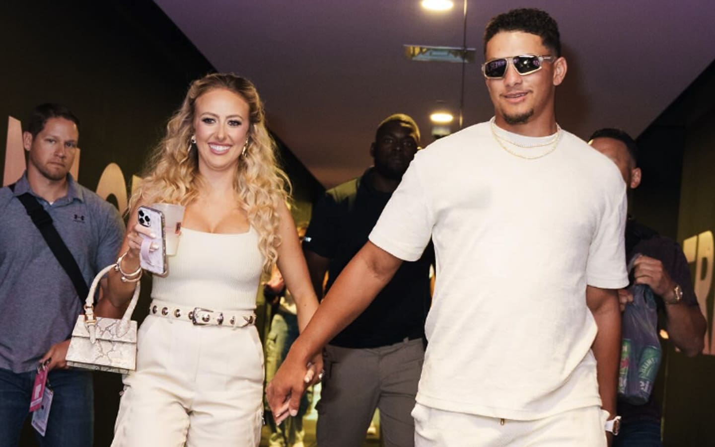 Brittany and Patrick Mahomes