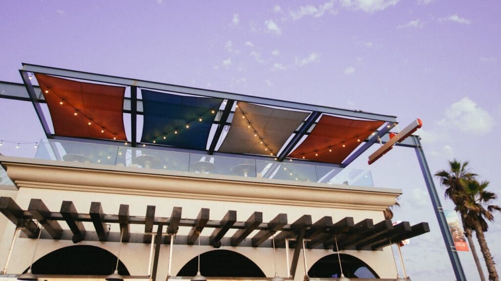 lighted awning
